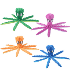 Interactive Bite-resistant Plush Octopus Pet Toy